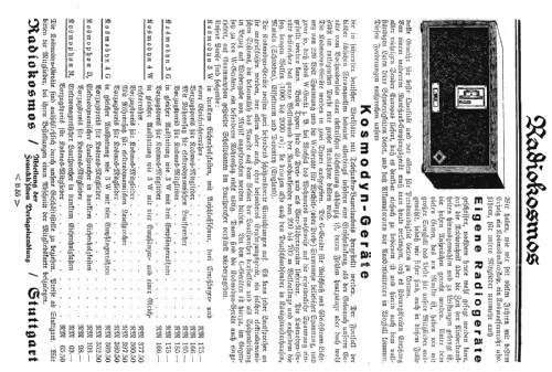 Kosmodyn 4W; Kosmos, Franckh´sche (ID = 1714709) Radio