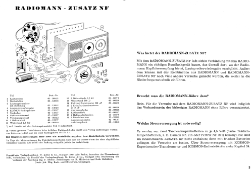 Radiomann Zusatz-NF 5. Auflage; Kosmos, Franckh´sche (ID = 3080682) Kit