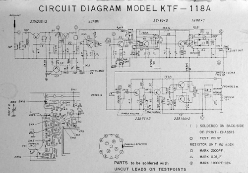Transistor 11 FM-AM 2 Band KTF-118A; Kowa Company Ltd.; (ID = 2050837) Radio