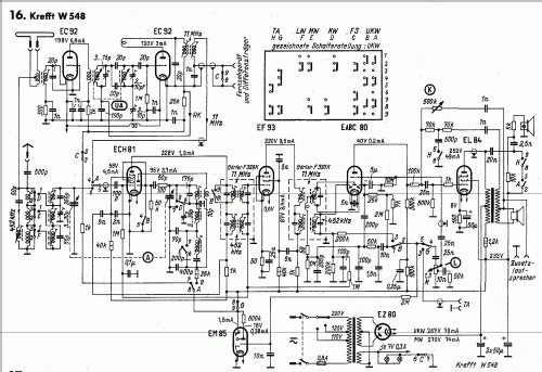 Phono W548; Krefft AG, W.; (ID = 504943) Radio