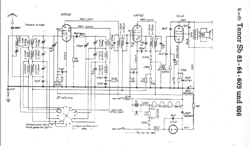 Tenor 83-64-605; Krefft AG, W.; (ID = 4838) Radio