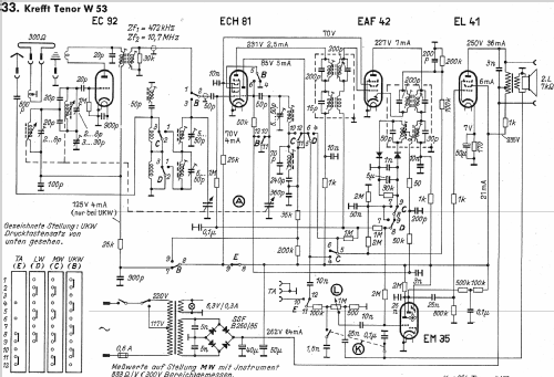 Tenor W53 83-67-5602; Krefft AG, W.; (ID = 1020957) Radio