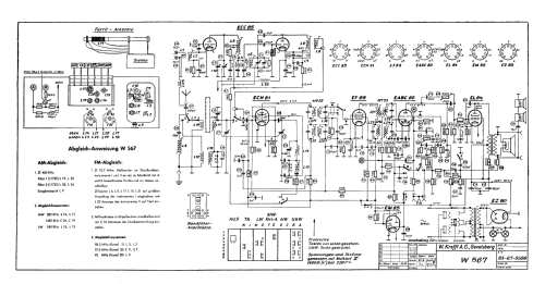 Weltfunk SW567/3RK; Krefft AG, W.; (ID = 2463111) Radio