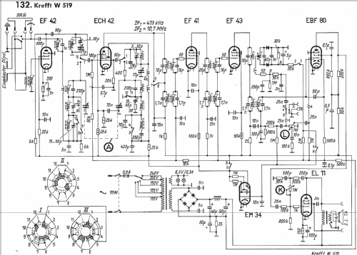 Weltfunk W519; Krefft AG, W.; (ID = 1016801) Radio