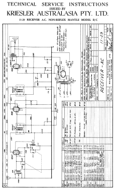 11-29; Kriesler Radio (ID = 2719367) Radio