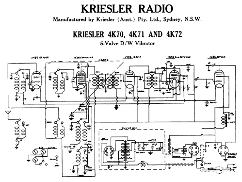 4K71; Kriesler Radio (ID = 772100) Radio