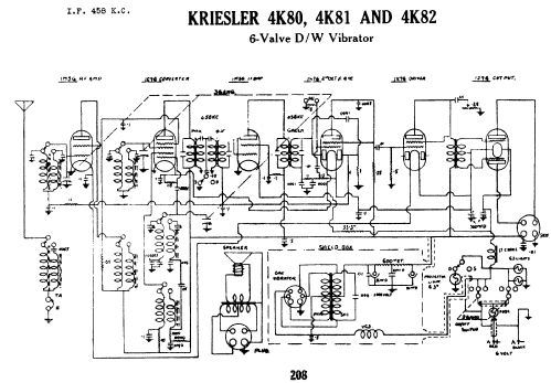 4K80; Kriesler Radio (ID = 772102) Radio