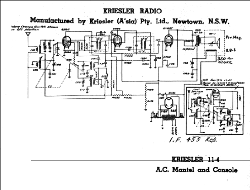 Beehive 11-4D Ch=11-4; Kriesler Radio (ID = 1497531) Radio