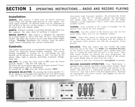 Multi-Sonic 11-95 Ch= 89-6; Kriesler Radio (ID = 3093424) Radio