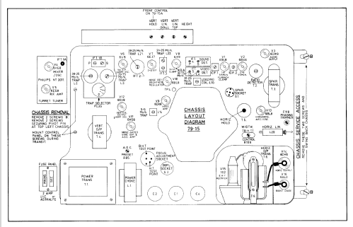 Stereo Theatre Clock-Matic 121-79A Ch= 79-15 , Ch= 89-20 ; Kriesler Radio (ID = 2212264) TV Radio