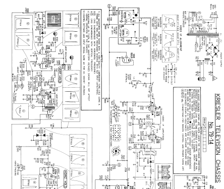 T86A Ch= 79-14; Kriesler Radio (ID = 2205444) Television