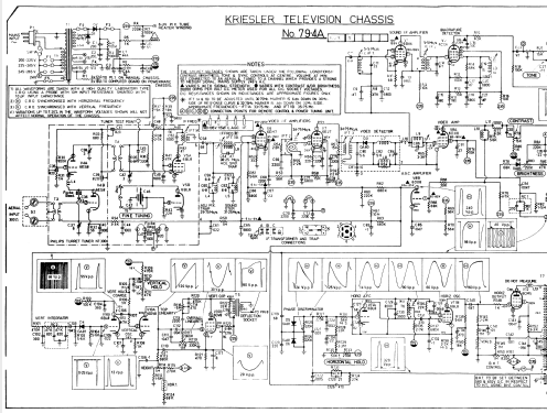 Triple Throat Special Console 121-44 Ch= 79-4A; Kriesler Radio (ID = 2203180) Television