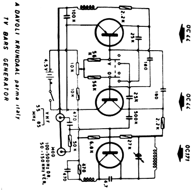 Generatore di barre TV ; Krundaal Davoli; (ID = 1905345) Equipment
