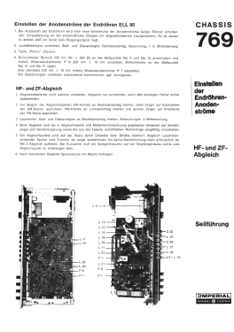 Imperial 769 Stereo; Kuba Kuba-Imperial, (ID = 2855134) Radio