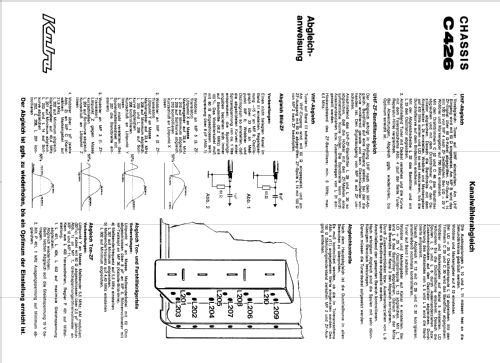 Farbfernsehempfänger Chassis Ch= C426; Kuba Kuba-Imperial, (ID = 1902383) Television