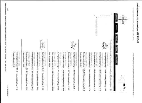 Abzweiger AZF1 / 17 dB; Kübler, Georg; Bad (ID = 2537323) Misc