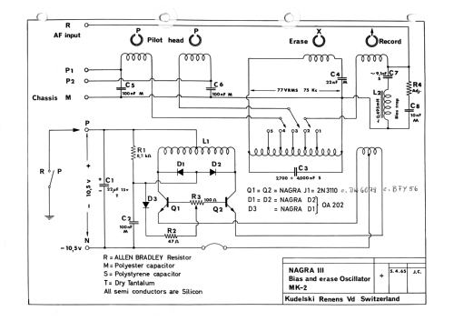 Nagra III B, BH; Kudelski SA; (ID = 2978458) R-Player