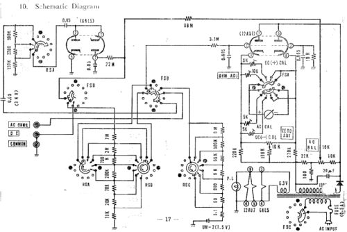 Vacuum Tube Voltmeter RV-66; Kyoritsu Electrical (ID = 1610307) Equipment