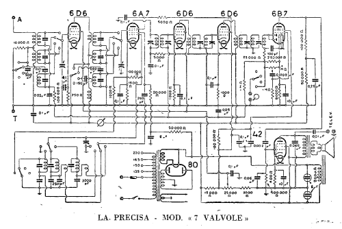 7 Valvole ; La Precisa ved. (ID = 1333427) Radio