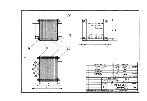 Generador B.F. GA-900-A; LME Laboratorio de (ID = 742689) Equipment