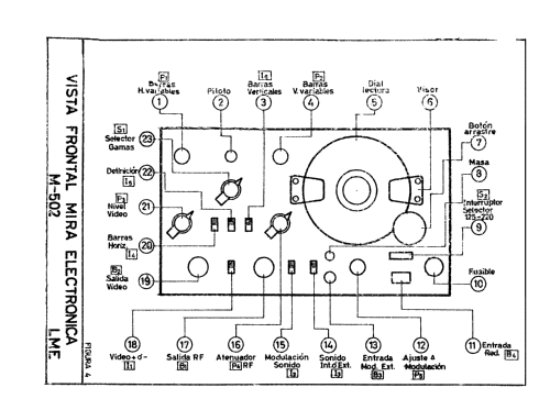 Mira Electrónica M-502; LME Laboratorio de (ID = 748828) Equipment