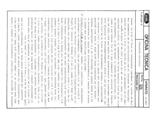 Ondámetro Dinámico AM-FM OG-280 ; LME Laboratorio de (ID = 749825) Equipment