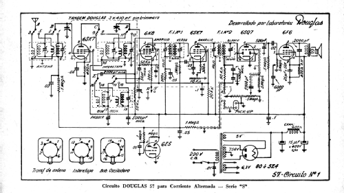 Serie S 57-1; Laboratorios Douglas (ID = 2337300) Radio