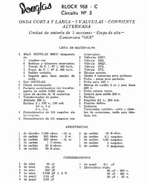 968C-3; Laboratorios Douglas (ID = 2931165) Kit