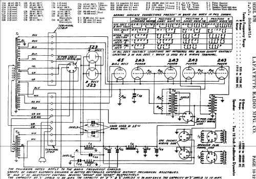 B-78 ; Lafayette Radio & TV (ID = 658422) Radio