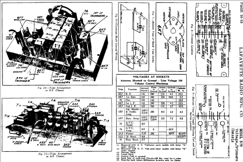 B-78 ; Lafayette Radio & TV (ID = 658426) Radio