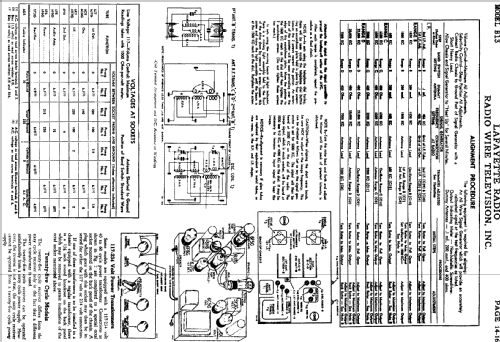 B-13 ; Lafayette Radio & TV (ID = 661940) Radio