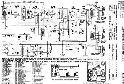 B-90 ; Lafayette Radio & TV (ID = 658457) Car Radio