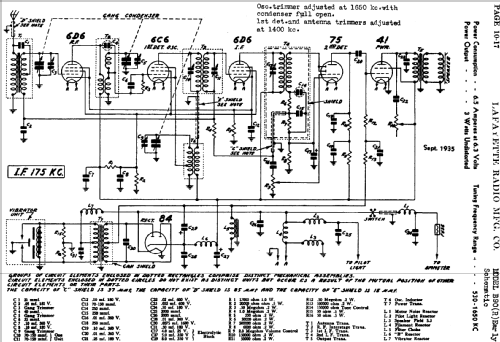 B-90 ; Lafayette Radio & TV (ID = 658465) Car Radio