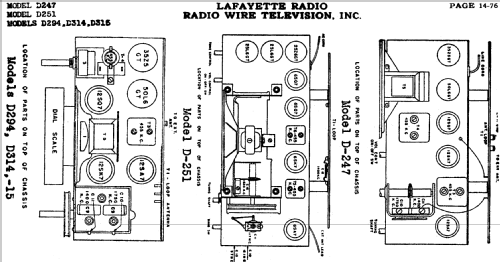 D314; Lafayette Radio & TV (ID = 661364) Radio