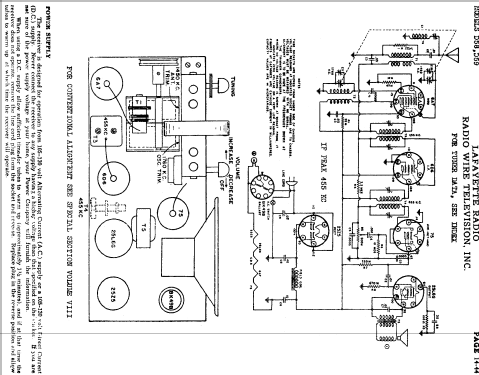 D-59, 6 Tube AC-DC ; Lafayette Radio & TV (ID = 661939) Radio