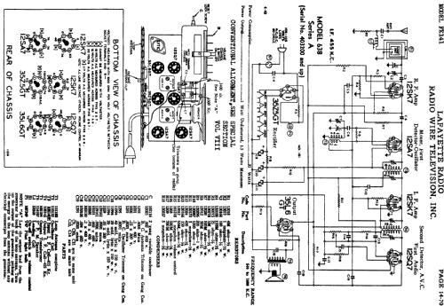 FE-141 ; Lafayette Radio & TV (ID = 661368) Radio