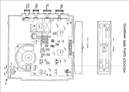 Guardian 6600; Lafayette Radio & TV (ID = 1020420) Radio