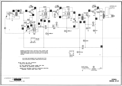 Kowa Kt31 Kt31 Radio Lafayette Radio & Tv Corp; New York Ny, Build 