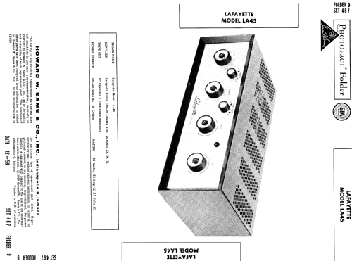 LA45 ; Lafayette Radio & TV (ID = 606555) Ampl/Mixer