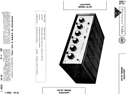 Stereo-hi-phonic LA-90 ; Lafayette Radio & TV (ID = 694123) Verst/Mix