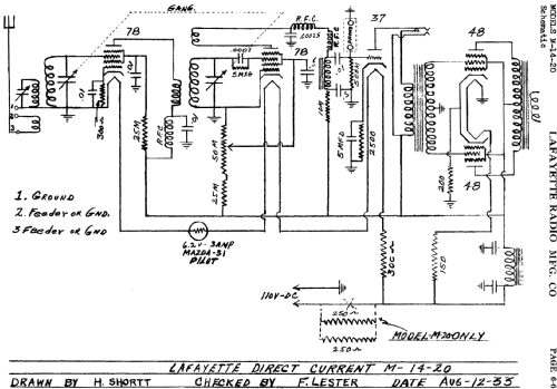 M14-20 ; Lafayette Radio & TV (ID = 656816) Radio