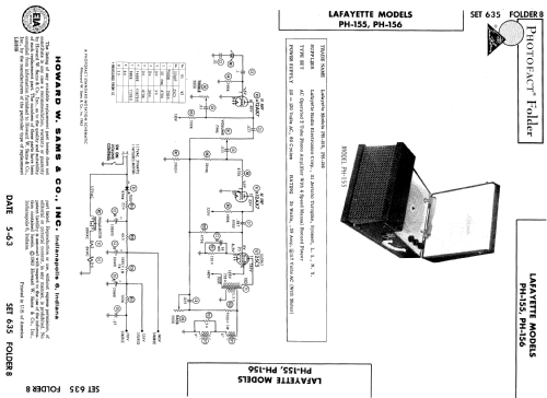 PH-155 ; Lafayette Radio & TV (ID = 562215) R-Player