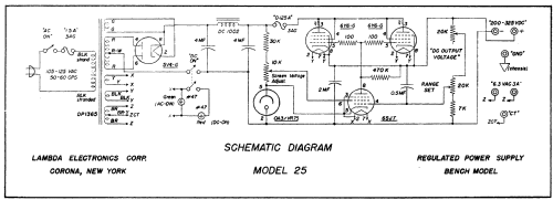 Regulated Power Supply 25; Lambda Electronics (ID = 2222987) Equipment