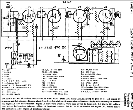 50-US ; Lang Radio Corp.; (ID = 475244) Radio