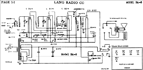 BA-5 ; Lang Radio Corp.; (ID = 475225) Radio