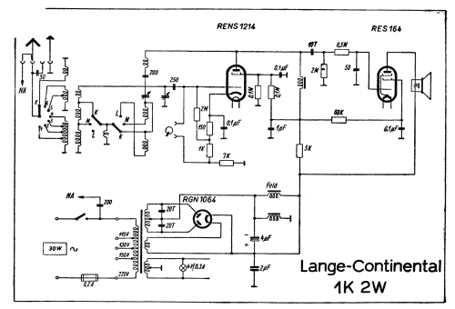 Continental 1K2 ; Lange GmbH, Johannes (ID = 1504978) Radio