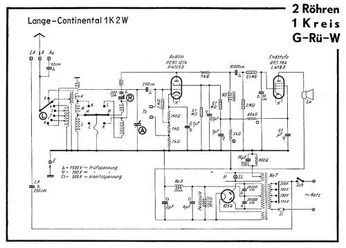 Continental 1K2 ; Lange GmbH, Johannes (ID = 1504992) Radio