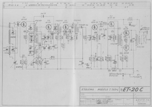 T-750; Lavis S.A., Labelson (ID = 3010372) Radio