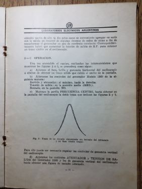 Generador de Barrido 1560; LEA - Laboratorios (ID = 3100750) Equipment