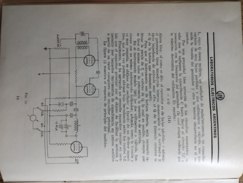 Medidor de Q-L-C 1401; LEA - Laboratorios (ID = 3099142) Equipment